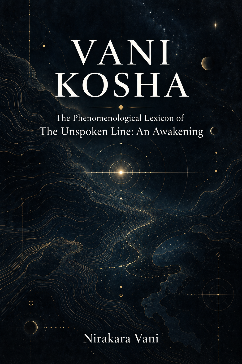 Cover of Vani Kosha: The Phenomenological Lexicon of The Unspoken Line: An Awakening